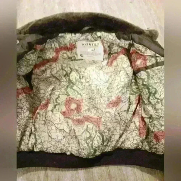 AUTHENTIC ROTHCO TOP GUN BOMBER AVIATOR  FLIGHT JACKET PATCHES BROWN BOY… - Picture 2 of 5